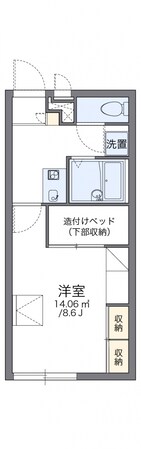 レオパレスしんでん中山の物件間取画像